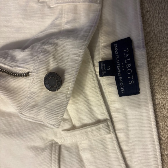 Talbot cream color corduroy pants - Picture 2 of 5